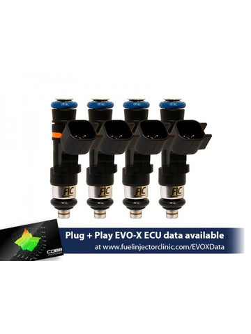 650cc FIC Mitsubishi Evo X Fuel Injector Clinic Injector Set (High-Z).
